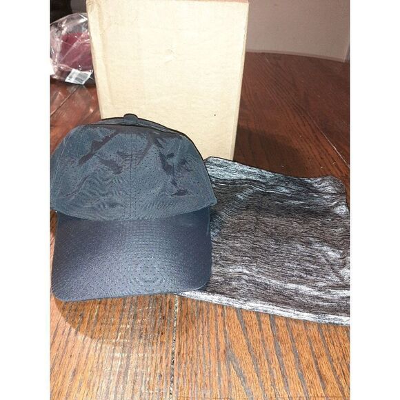 New Black Grey Breathable Adjustable Right Ear Hat Baseball Cap with Face Mask G - Picture 1 of 5